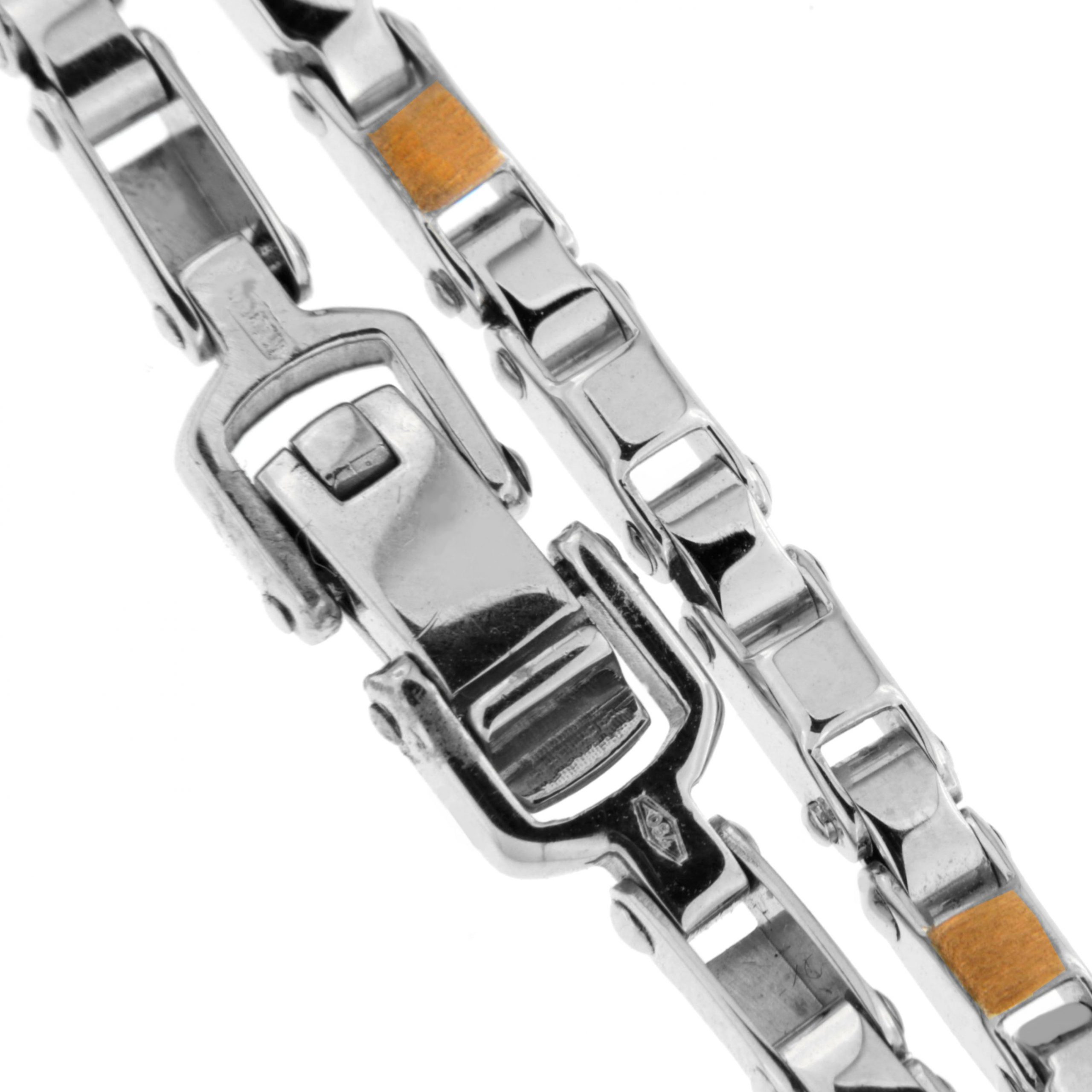 Braccialetto in Oro Bianco e Rosa 18K - immagine 2